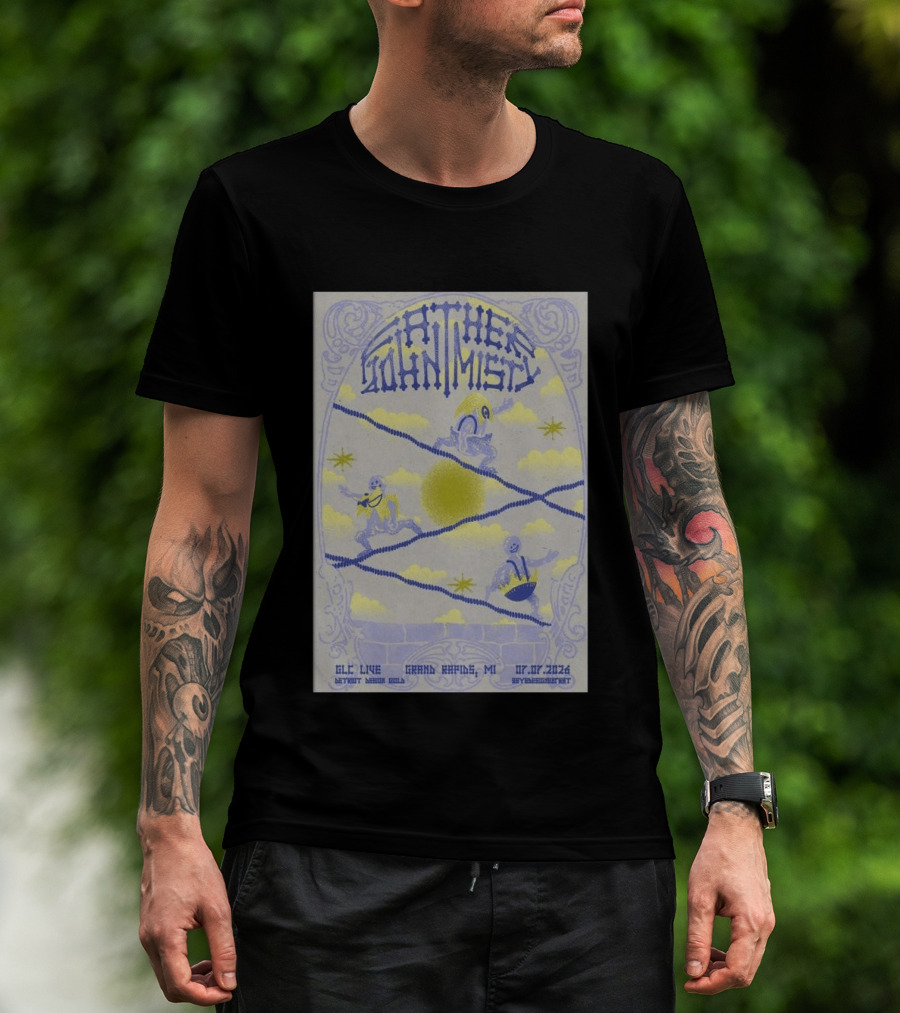 Father John Misty GLC Live Grand Rapids MI July 7 2026 Detroit Design Hall T-Shirt