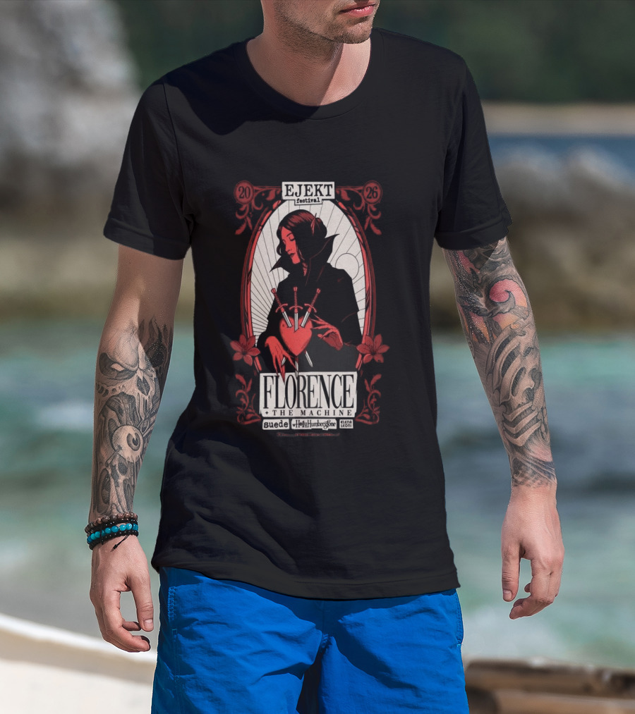 Ejekt Festival Florence The Machine Suede Holly Humberstone 2026 T-Shirt