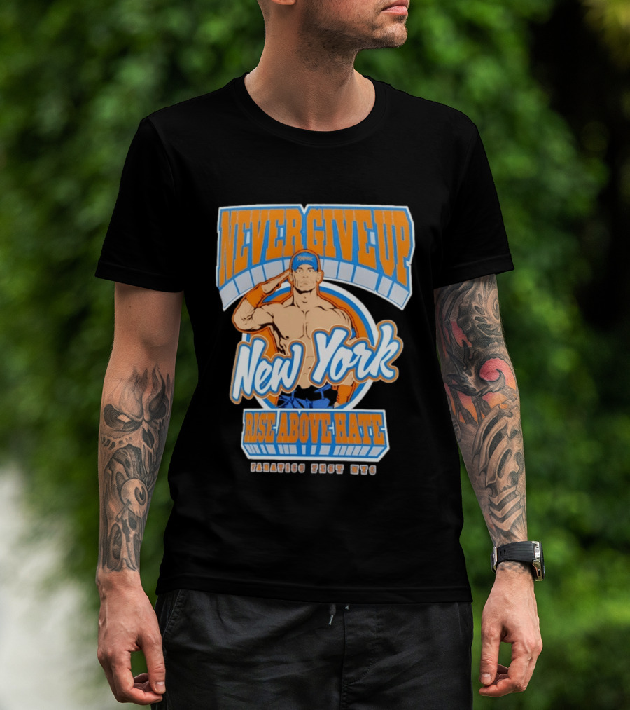 Never Give Up Rise Above Hate New York Manhasset Fest 2026 T-Shirt