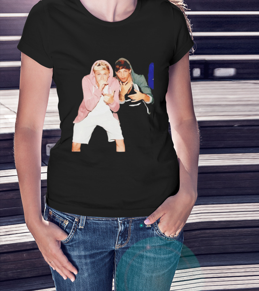 Niall Horan Louis Tomlinson One Direction Pose T-Shirt