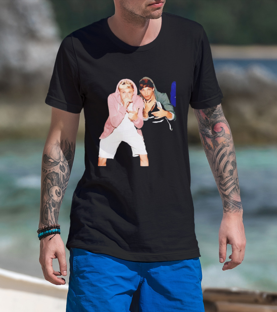 Niall Horan Louis Tomlinson One Direction Pose T-Shirt