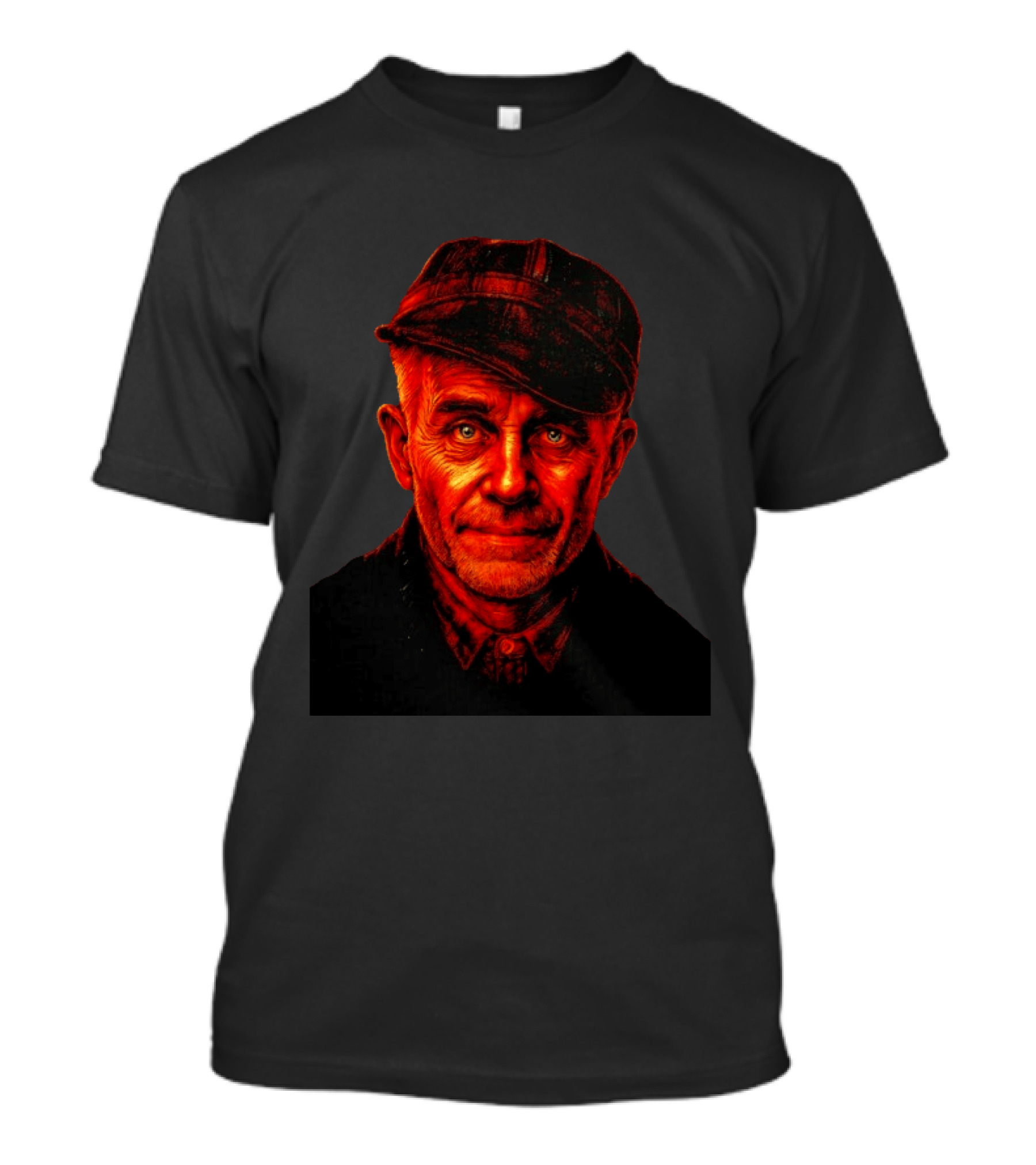 Old Man Artistic Vintage Cap T-Shirt