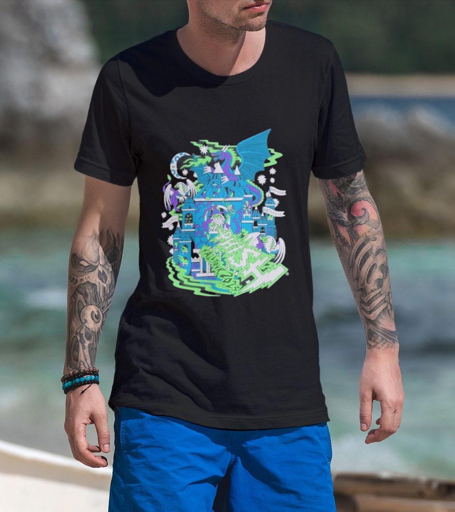 Phish Fall 2023 Crumbling Castle Chicago Nashville Dayton Dragon Fantasy T-Shirt