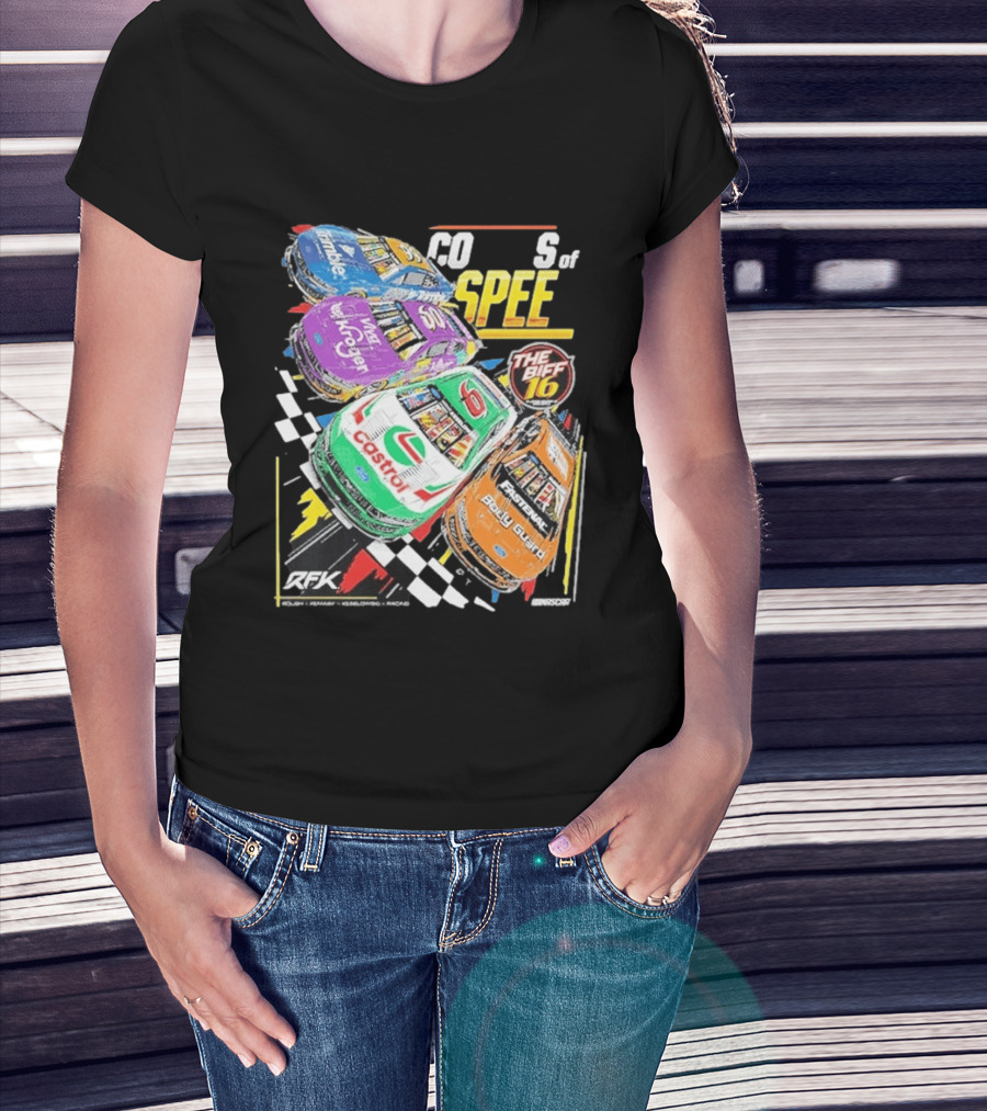 RFK Racing Colors Of Speed Castrol The Biff 16 Daytona 500 Cars T-Shirt