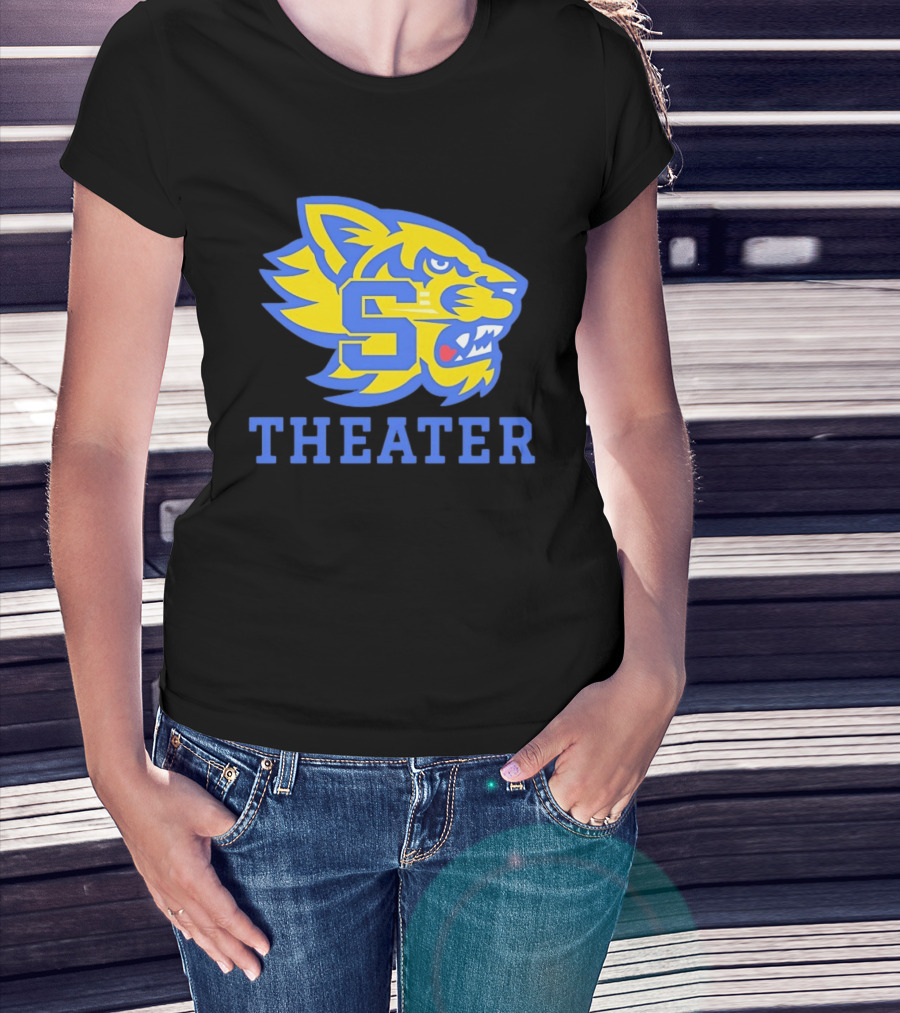 Sweetwater High School Theater Wildcat Head S T-Shirt