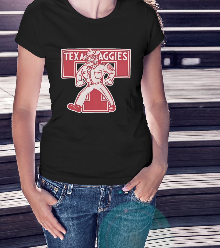 Texas Aggies Reveille Station Old Sarge AMT T-Shirt