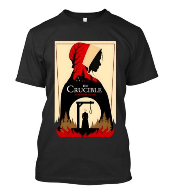 The Crucible By Arthur Miller Salem Witch Trials Hanging Scene T-Shirt