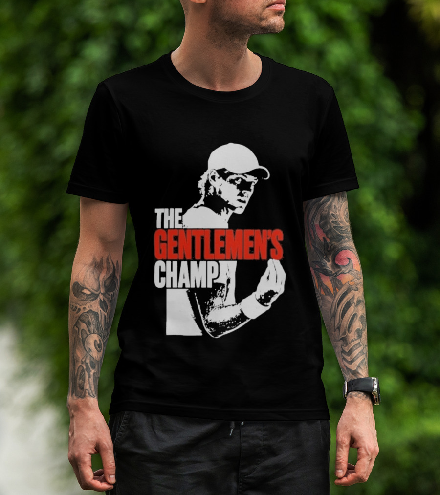 The Gentlemen's Champ Jannik Sinner Italian Gesture T-Shirt