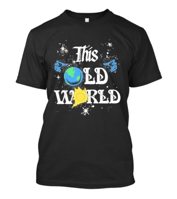 Celestial Earth Sun And Stars This Old World T-Shirt