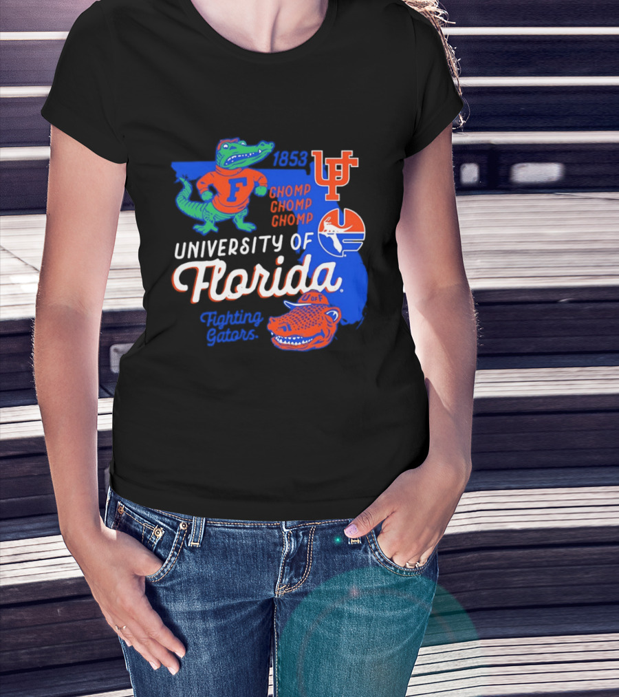 University Of Florida Fighting Gators Chomp Chomp Chomp 1986 U Of F T-Shirt
