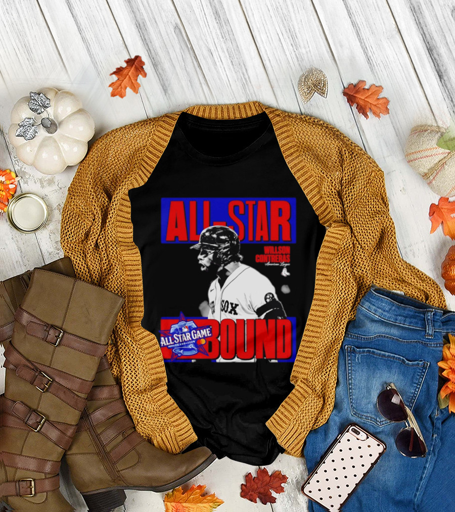 All Star Bound 2024 Willson Contreras Texas American League T-Shirt