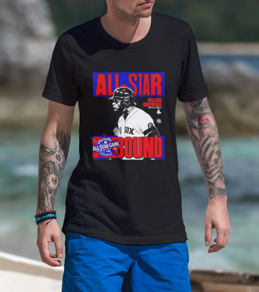 All Star Bound 2024 Willson Contreras Texas American League T-Shirt