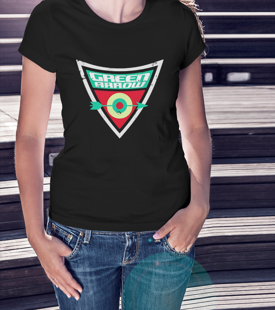 Green Arrow Archery Target Shield T-Shirt