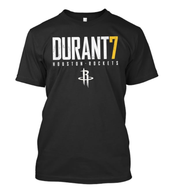 Kevin Durant 7 Houston Rockets NBA Basketball Jersey T-Shirt