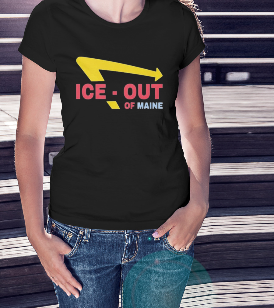 Ice Out Of Maine 2026 Arrow T-Shirt