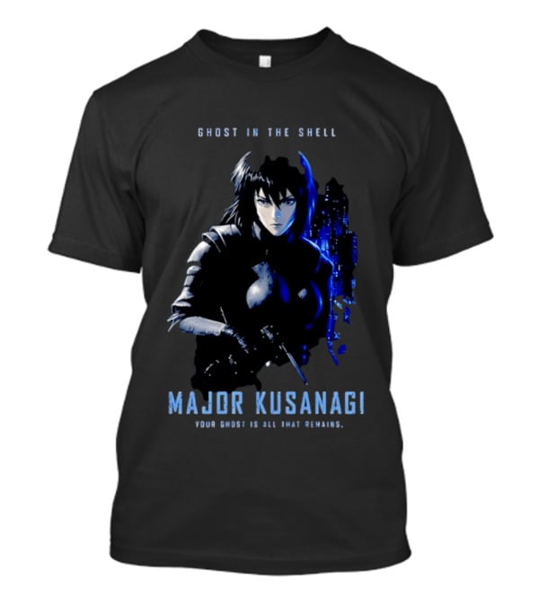 Ghost In The Shell Major Kusanagi Your Ghost Is All That Remains T-Shirt