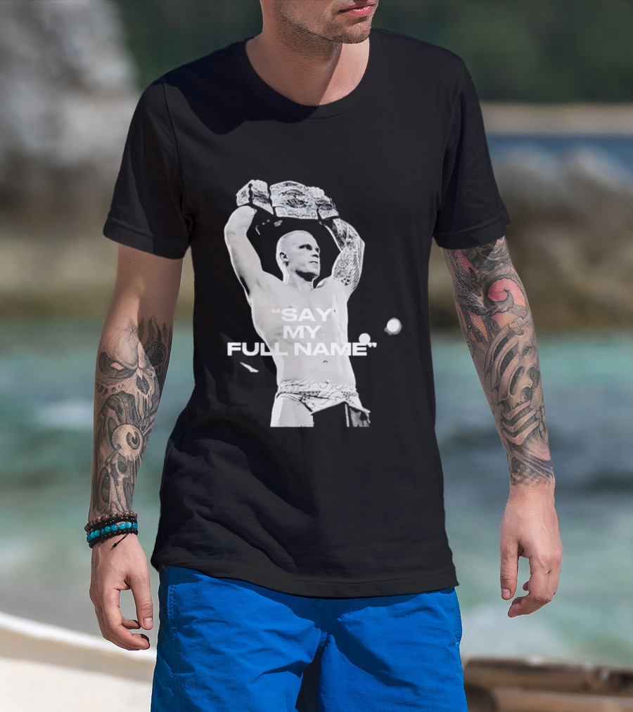 Ilja Dragunov WWE Say My Full Name Wrestling Champion T-Shirt
