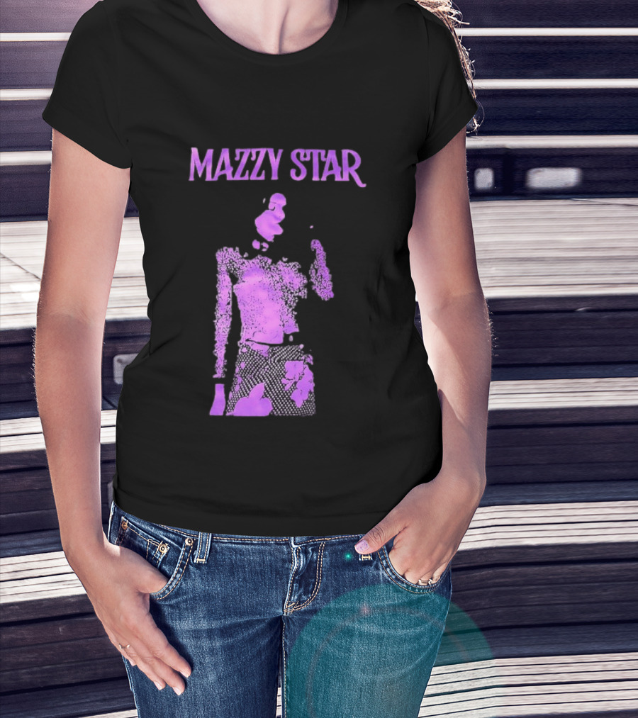 Mazzy Star Hope Sandoval Purple Aesthetic Alternative Rock T-Shirt