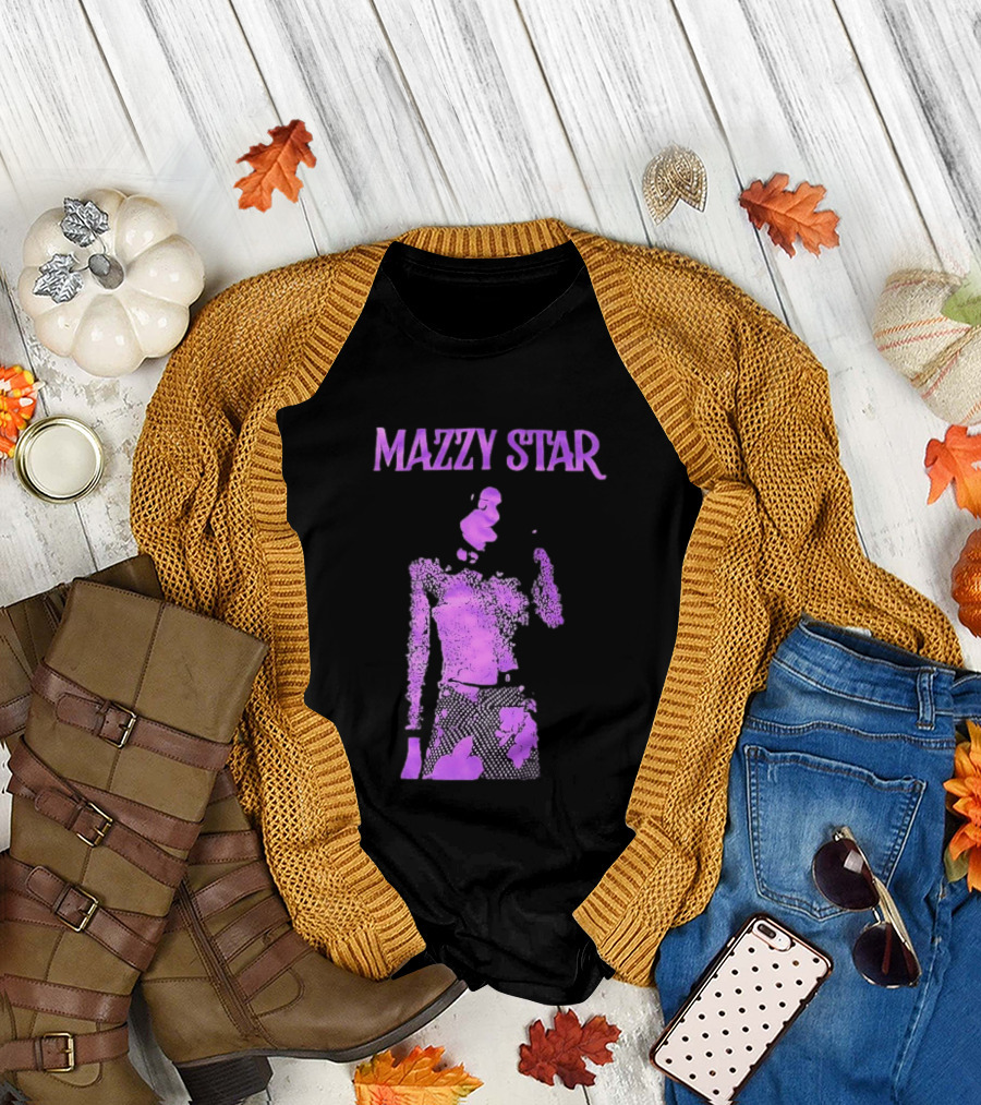 Mazzy Star Hope Sandoval Purple Aesthetic Alternative Rock T-Shirt