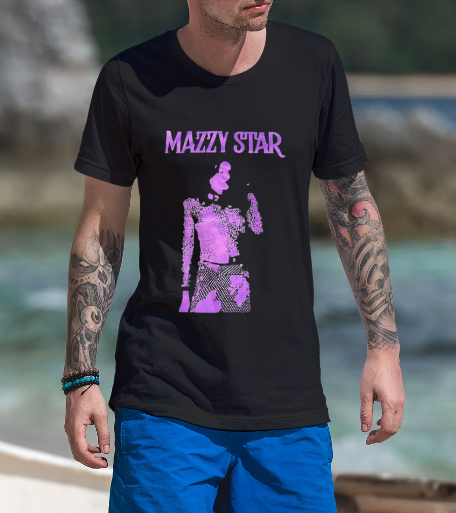 Mazzy Star Hope Sandoval Purple Aesthetic Alternative Rock T-Shirt