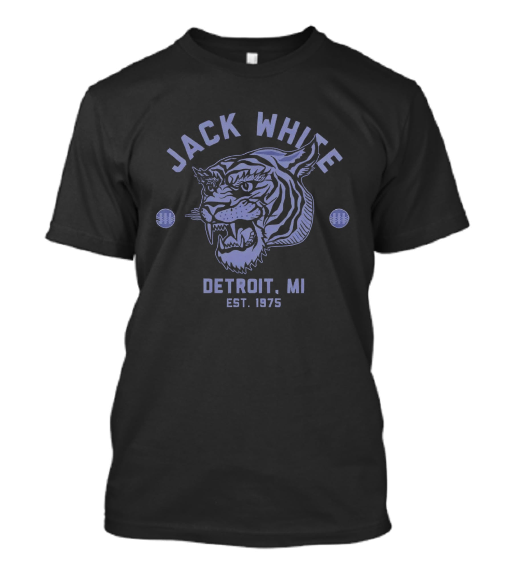 Jack White Detroit MI Tiger Head Est 1975 T-Shirt