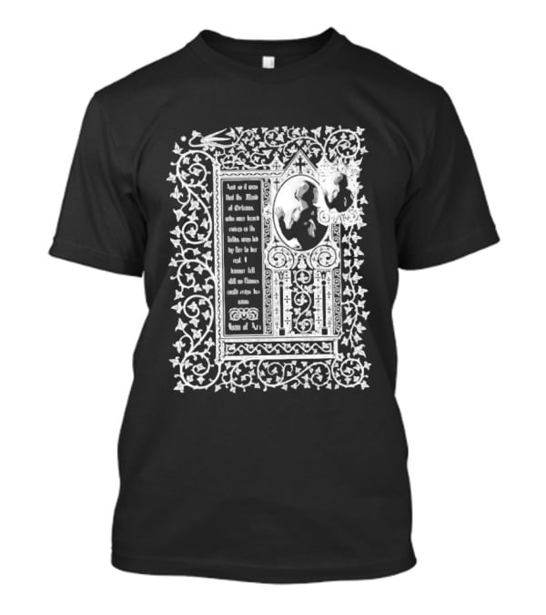 Joan Of Arc Maid Of Orleans Historical Figure Medieval Armor French Heroine Knights Courage Ornate Frame T-Shirt