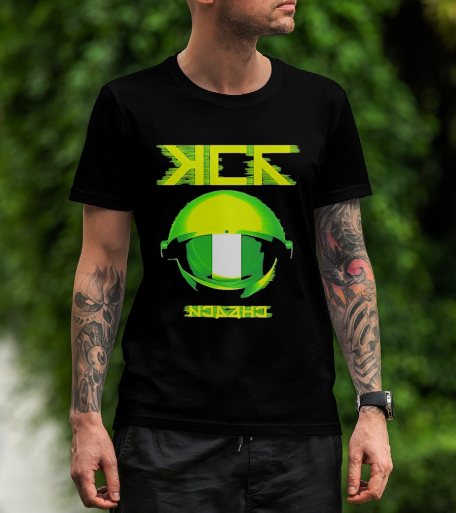 Nigeria Kick Astronaut Helmet Space Nigerian Flag T-Shirt
