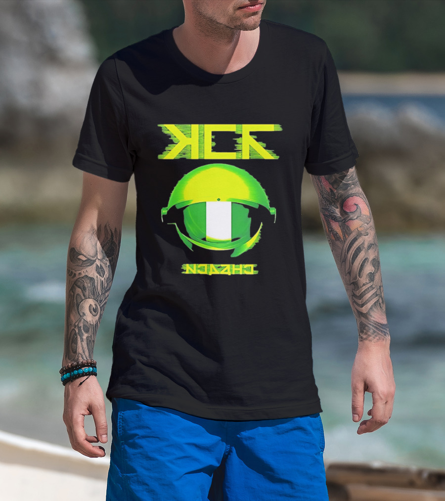 Nigeria Kick Astronaut Helmet Space Nigerian Flag T-Shirt