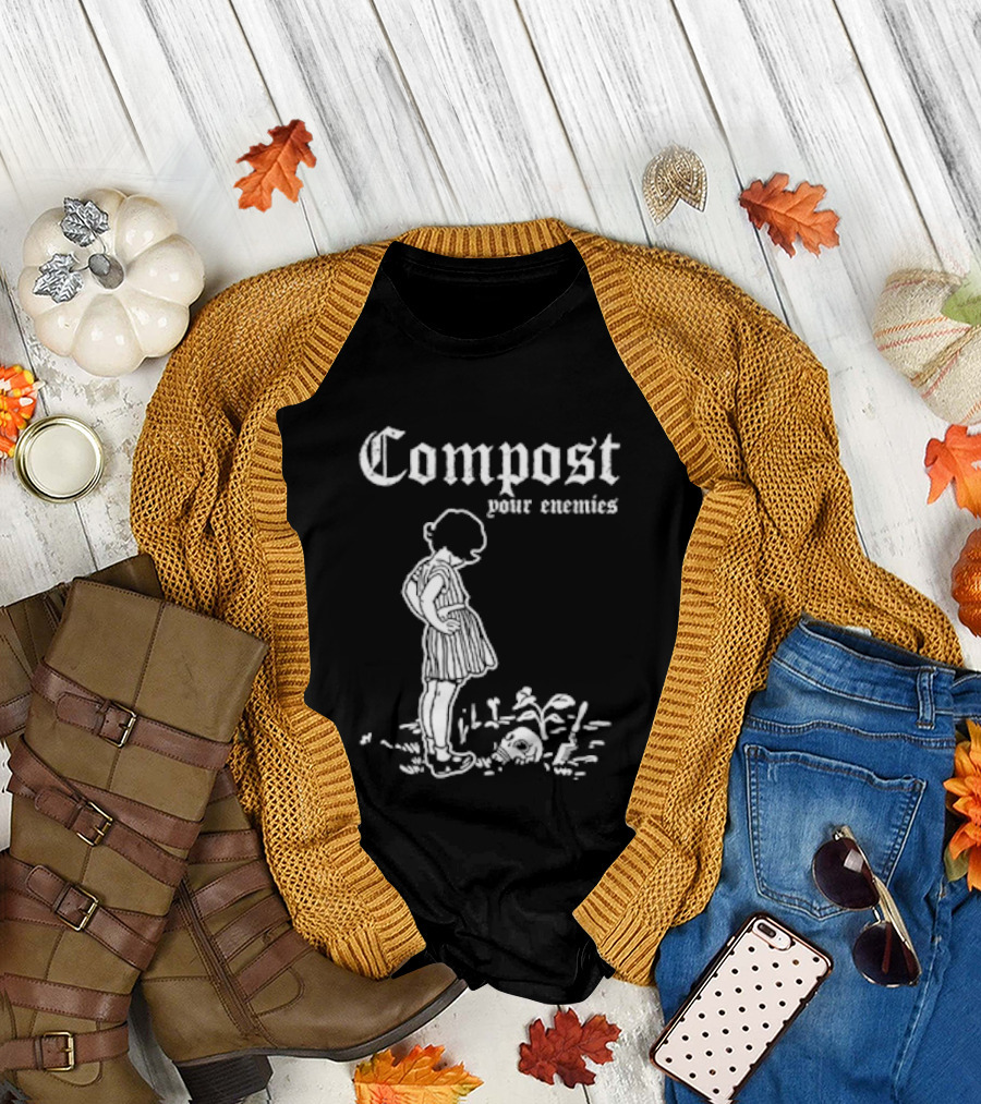 Compost Your Enemies Vintage Style Child T-Shirt