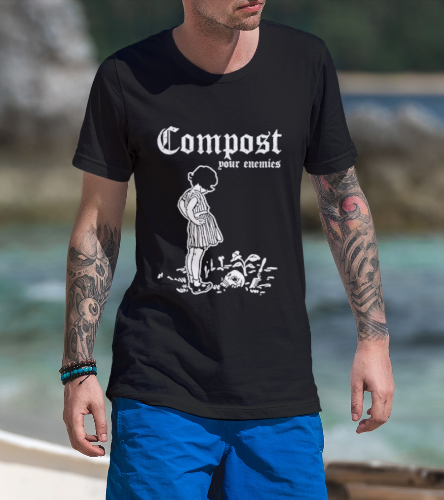 Compost Your Enemies Vintage Style Child T-Shirt