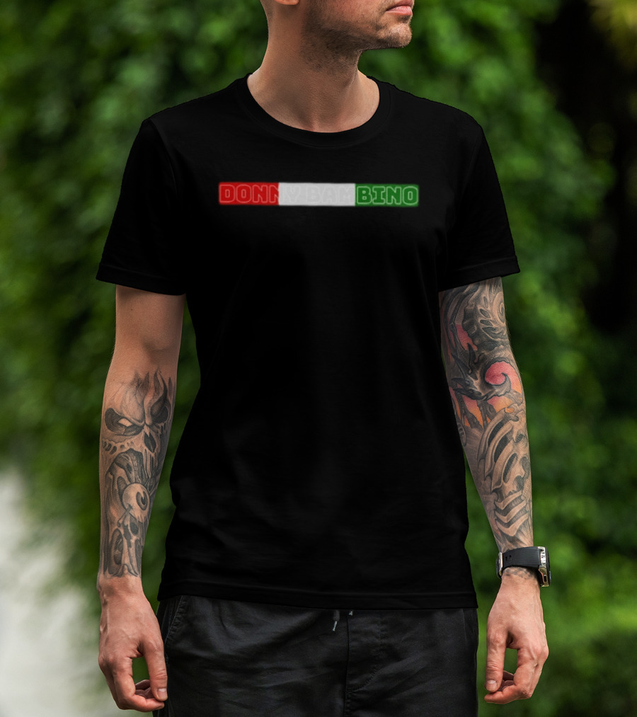 Donny Bambino Italian Flag T-Shirt