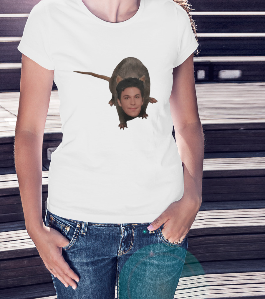Ben Affleck Rat Meme Face Mashup T-Shirt