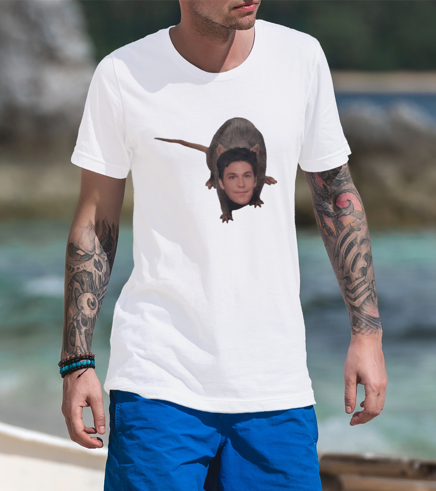 Ben Affleck Rat Meme Face Mashup T-Shirt