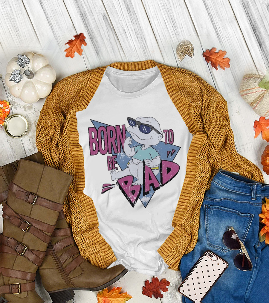 Born to Be Bad 90s Cartoon Baby Sunglasses T-Shirt