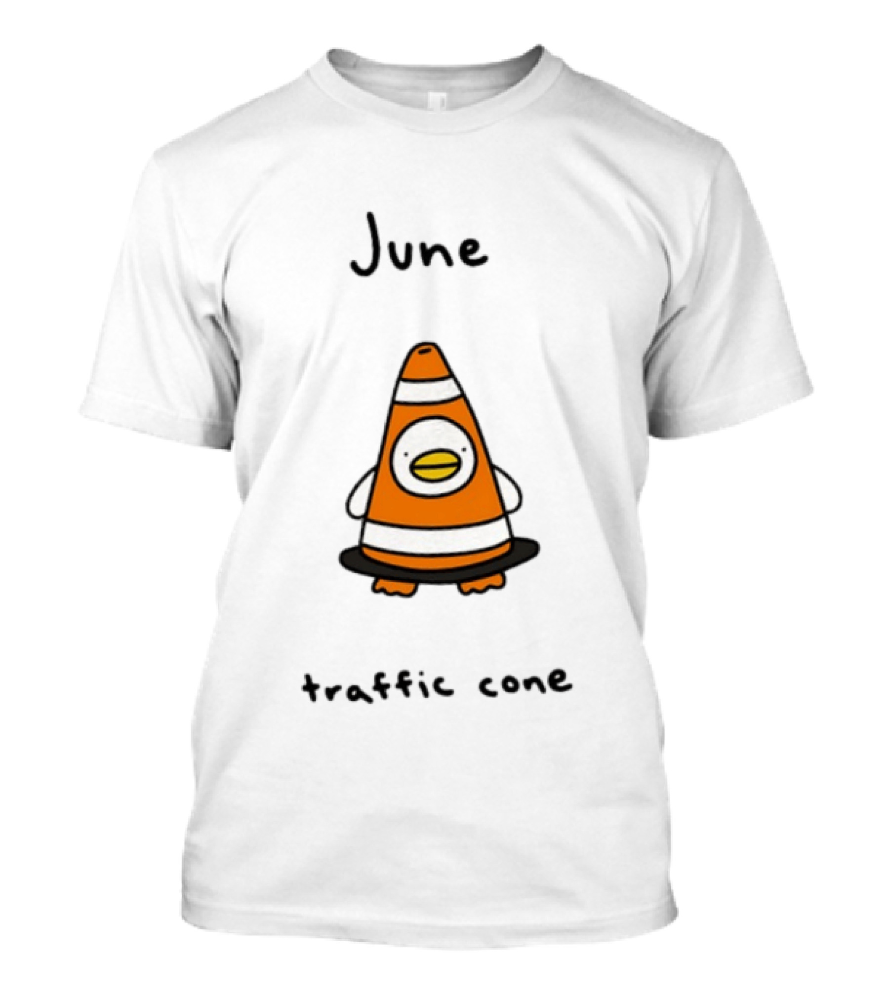 June Traffic Cone Duck Animal T-Shirt