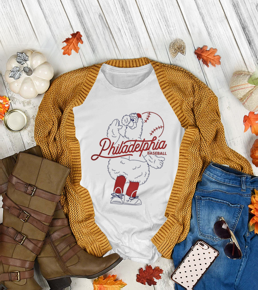 Philadelphia Phillies Phillie Phanatic Baseball T-Shirt