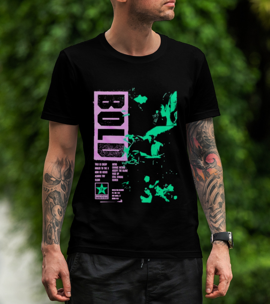 Revelation Records Talk Is Cheap Nailed To The X Positive Scene Unity Hardcore Punk T-Shirt
