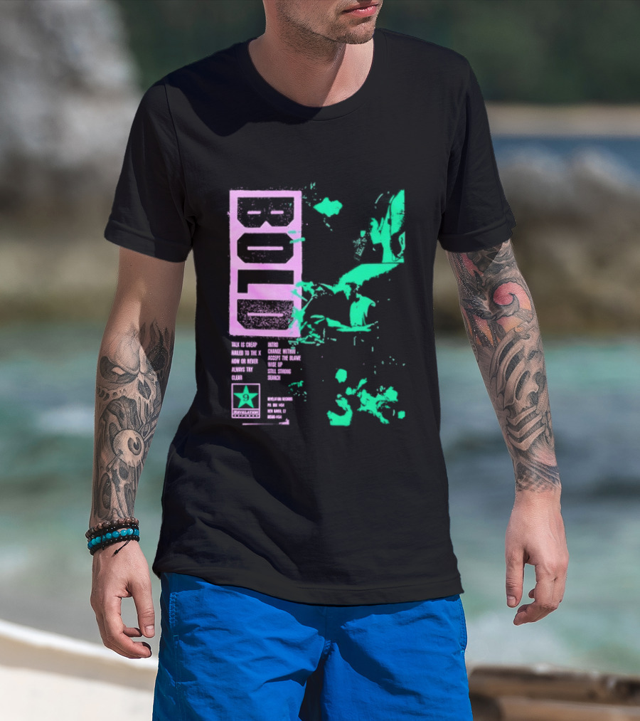 Revelation Records Talk Is Cheap Nailed To The X Positive Scene Unity Hardcore Punk T-Shirt
