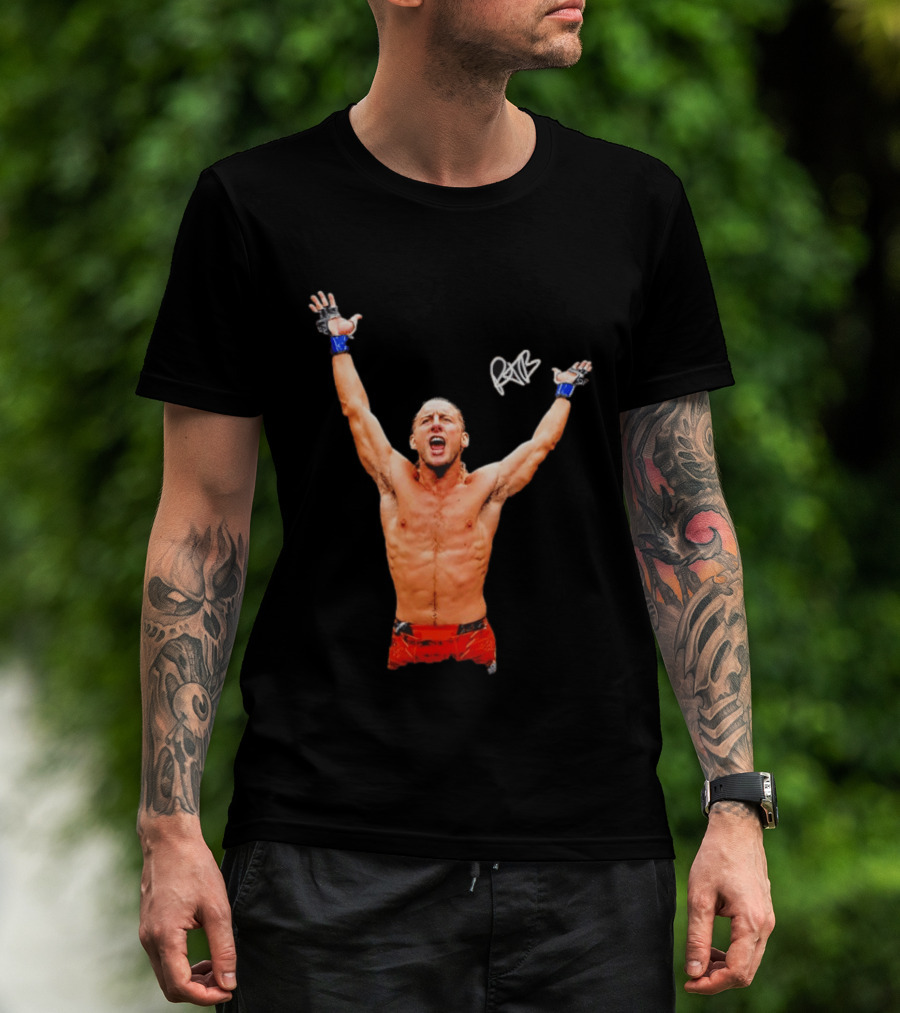 Ryan Hall UFC 2026 Victory Celebration Champion Pose T-Shirt