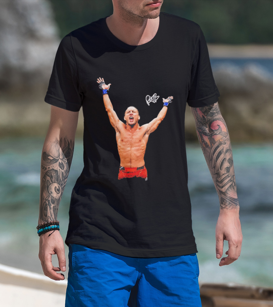 Ryan Hall UFC 2026 Victory Celebration Champion Pose T-Shirt