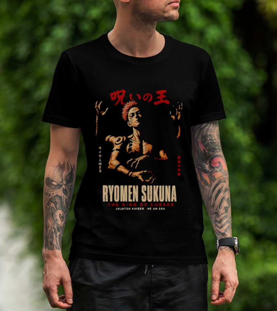 Ryomen Sukuna The King Of Curses Jujutsu Kaisen Cursed Heian Era T-Shirt