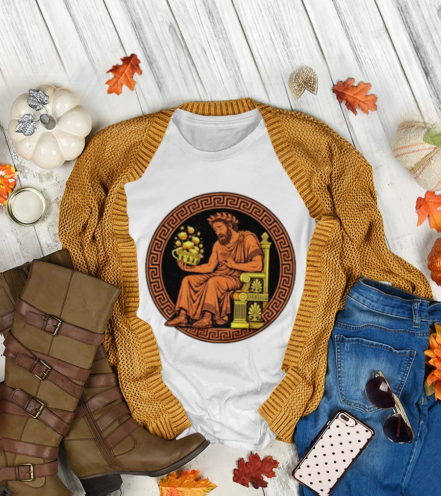 King Midas Ancient Greek Mythology Gold Transformative Touch T-Shirt