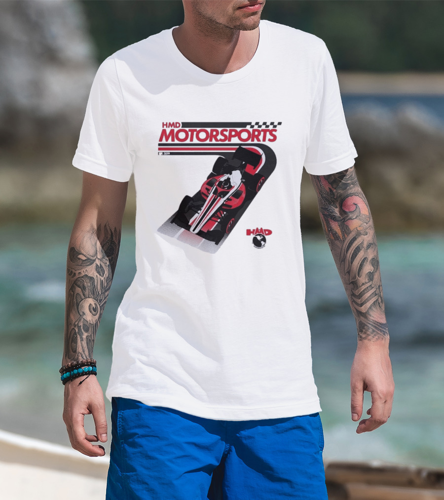 HMD Motorsports Indy NXT 2026 Racing Car T-Shirt