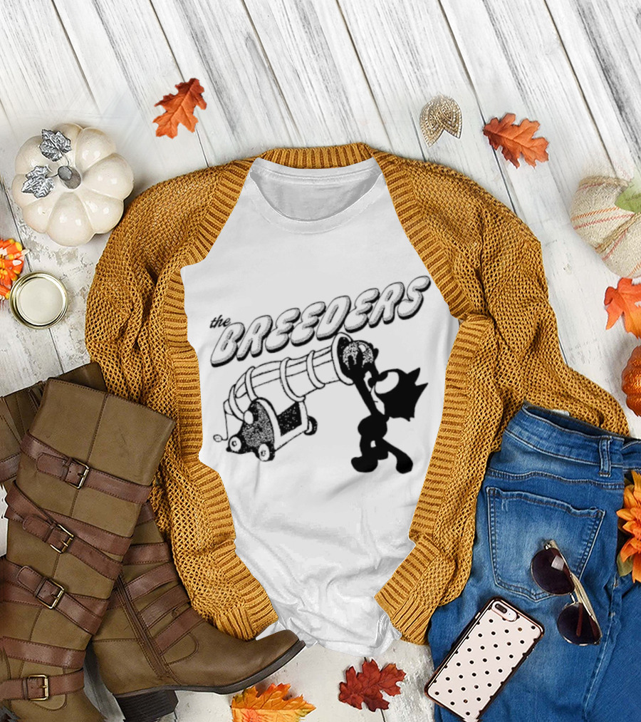 The Breeders Felix The Cat Cannon Alternative Rock T-Shirt
