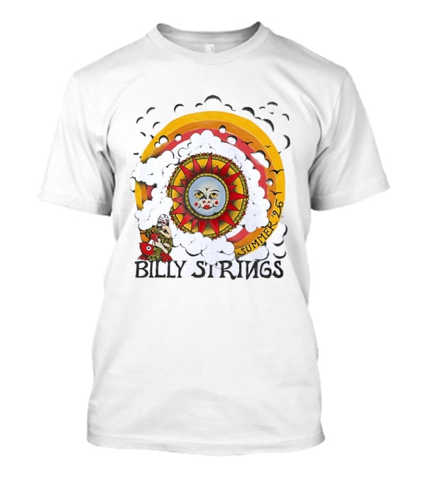 Billy Strings Sun Face Summer 2026 Tour T-Shirt