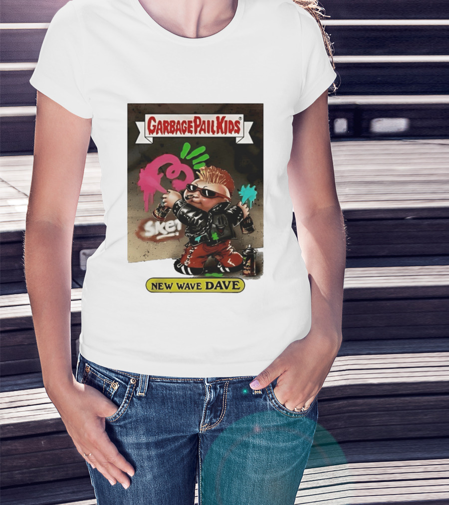 New Wave Dave Garbage Pail Topps T-Shirt