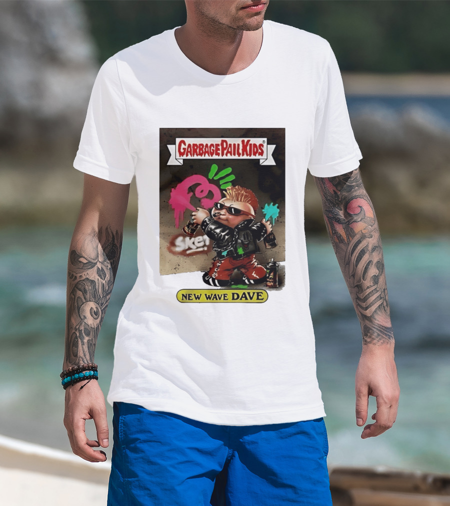 New Wave Dave Garbage Pail Topps T-Shirt