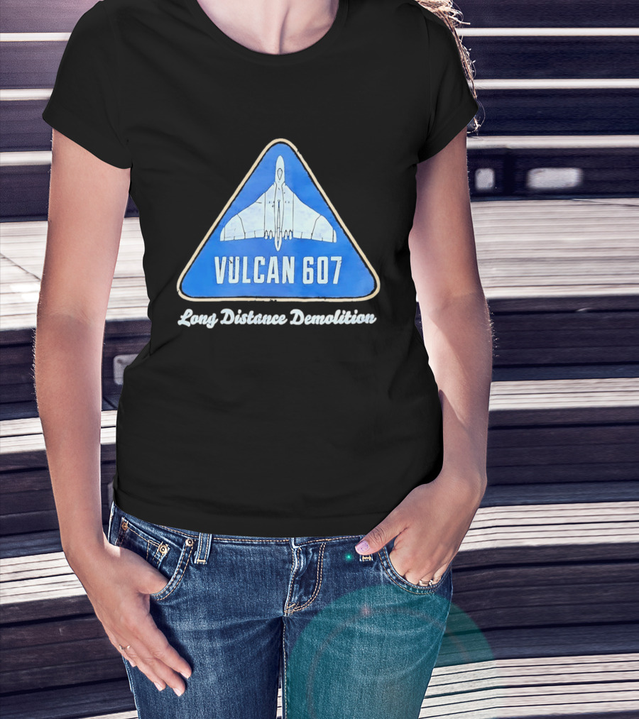 Vulcan 607 Long Distance Demolition Vintage Distressed T-Shirt