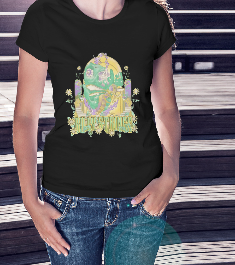 Billy Strings Summer 2026 Tour Cicada Rider Psychedelic Flower Mandala T-Shirt