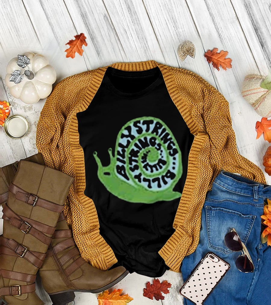 Billy Strings Summer 2026 Tour Snail With Dates T-Shirt